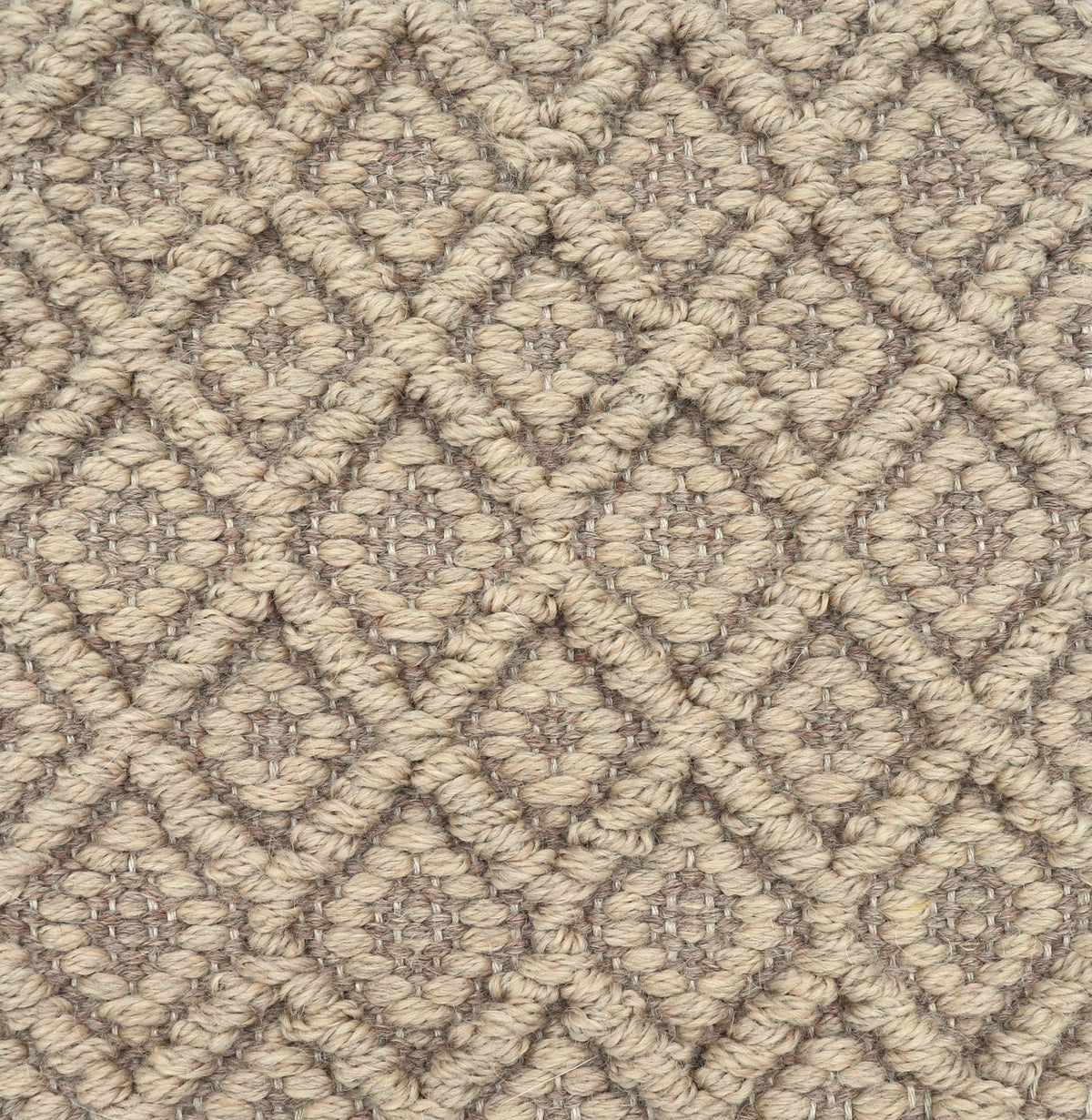 <p>Small Dual Diamond Twill in Bouclé, main bouclé - light beige 03, inside beige 02, warp - natural linen</p>