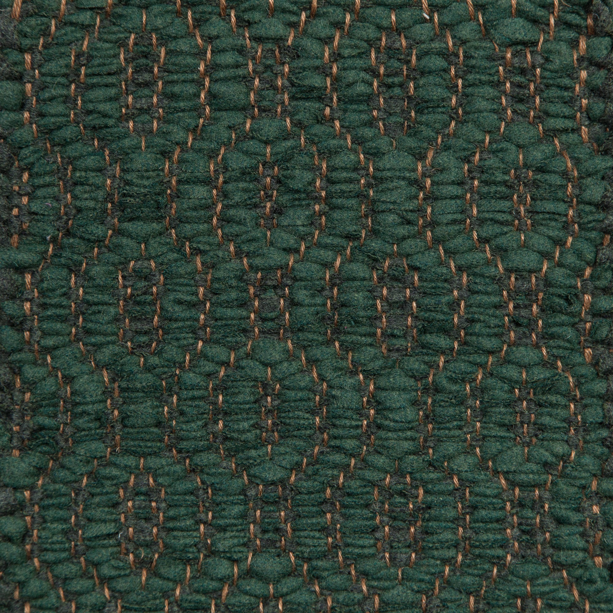 <p>Soft Dual Diamond Twill, main green 0509, inside dark green 0442 on the brown yarn</p>