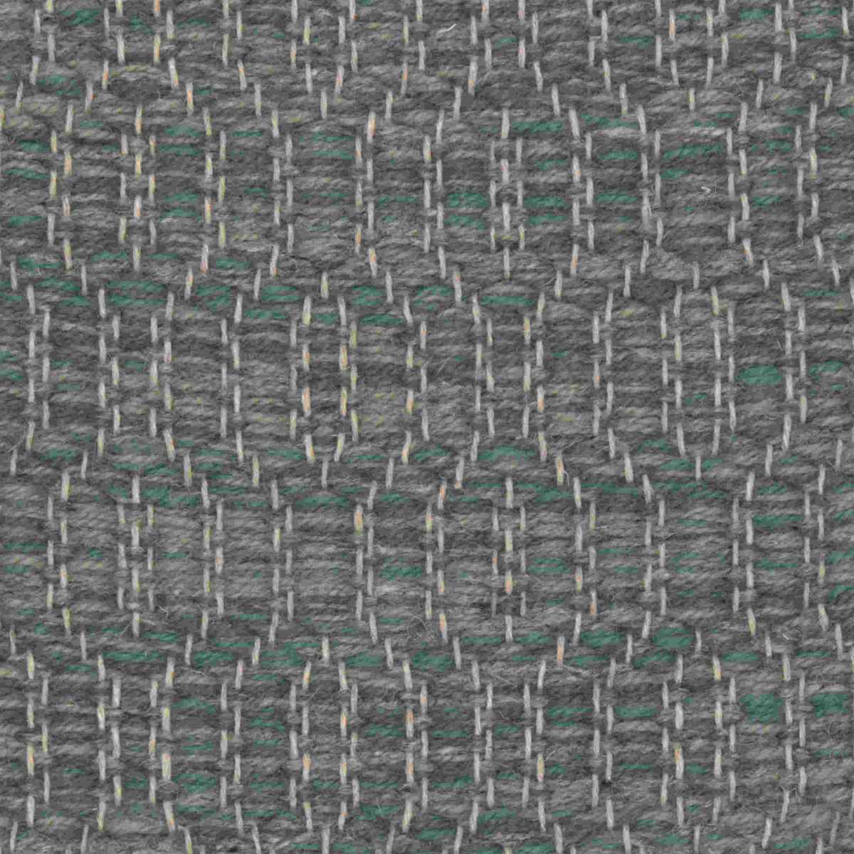 <p>Soft Dual Diamond Twill, main mix of grey 08, aqua CH3424, 504, 1025 on the natural yarn</p>