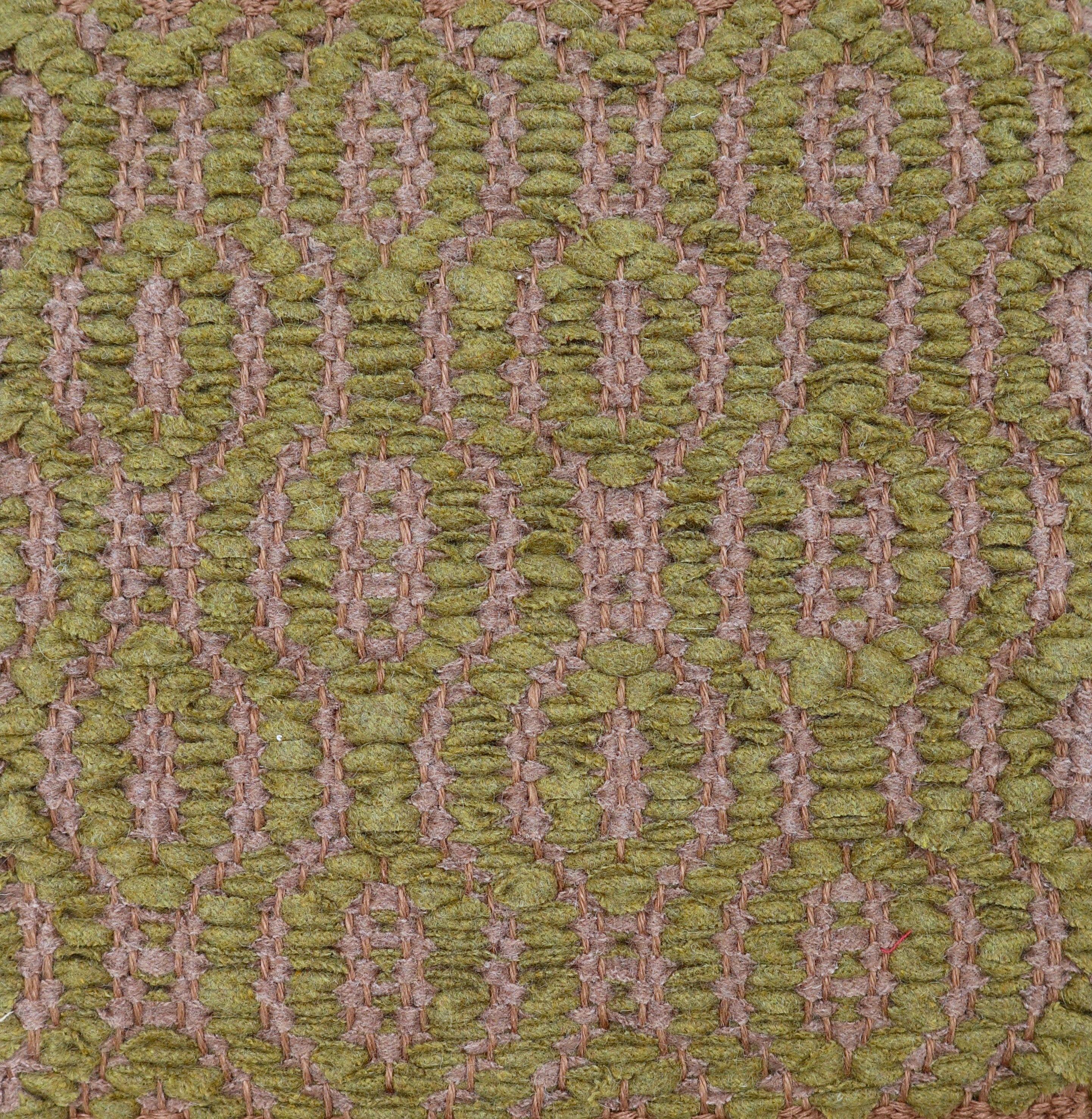 <p><img>Soft Dual Dimond Twill, main green 0079, inside beige 0402, warp: brown<img></p>