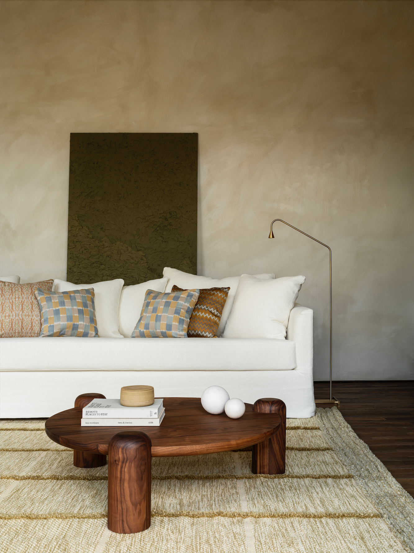 Velvet Check – Gold