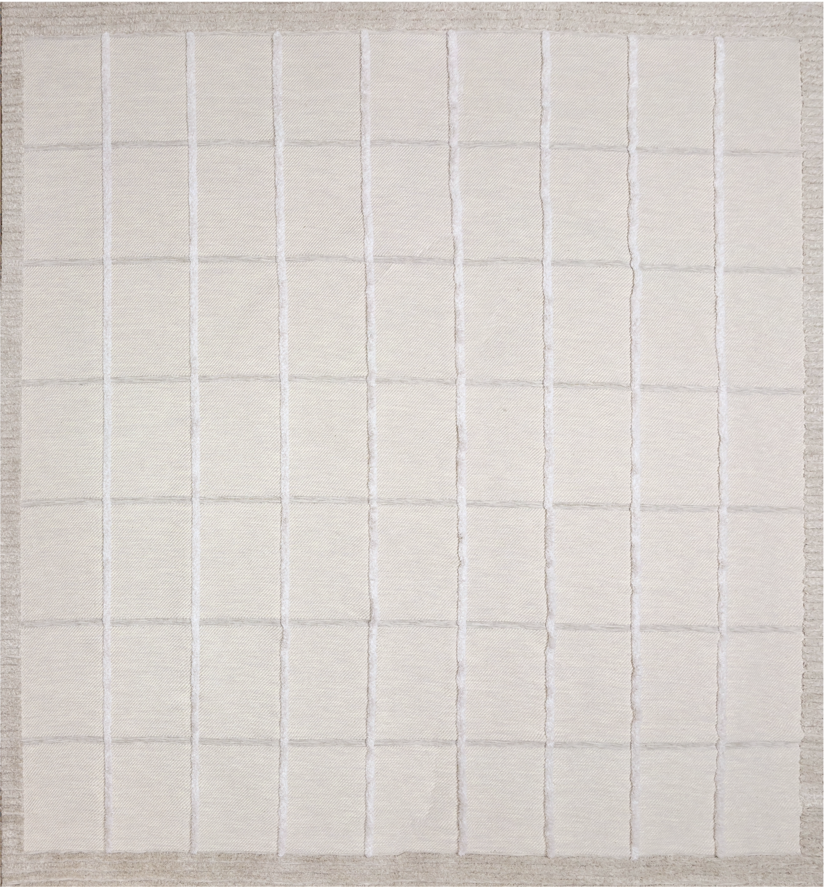 Velvet Check – White
