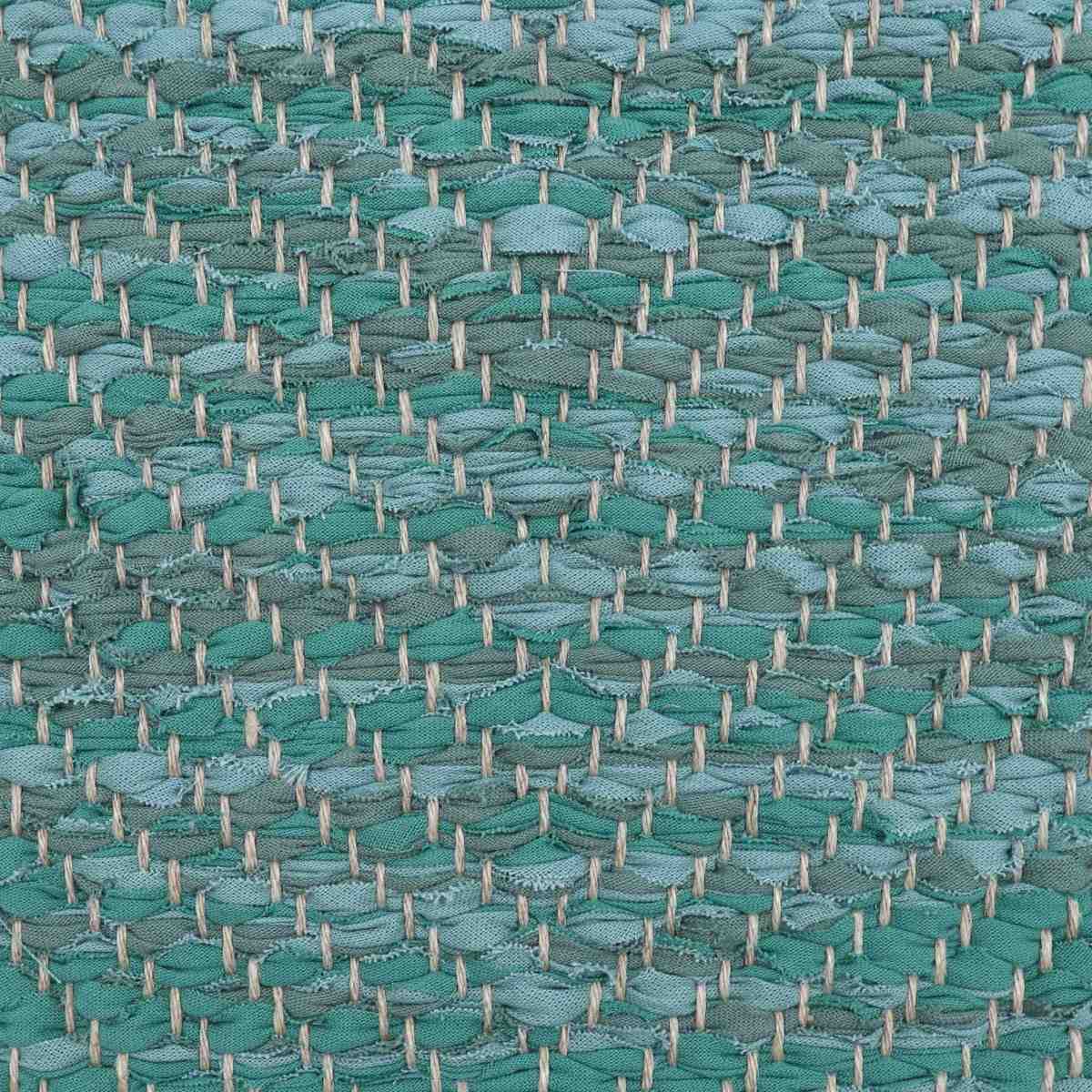 <p>Vertical Herringbone, aqua mix - 4111, 4114, 410 on the natural yarn</p>