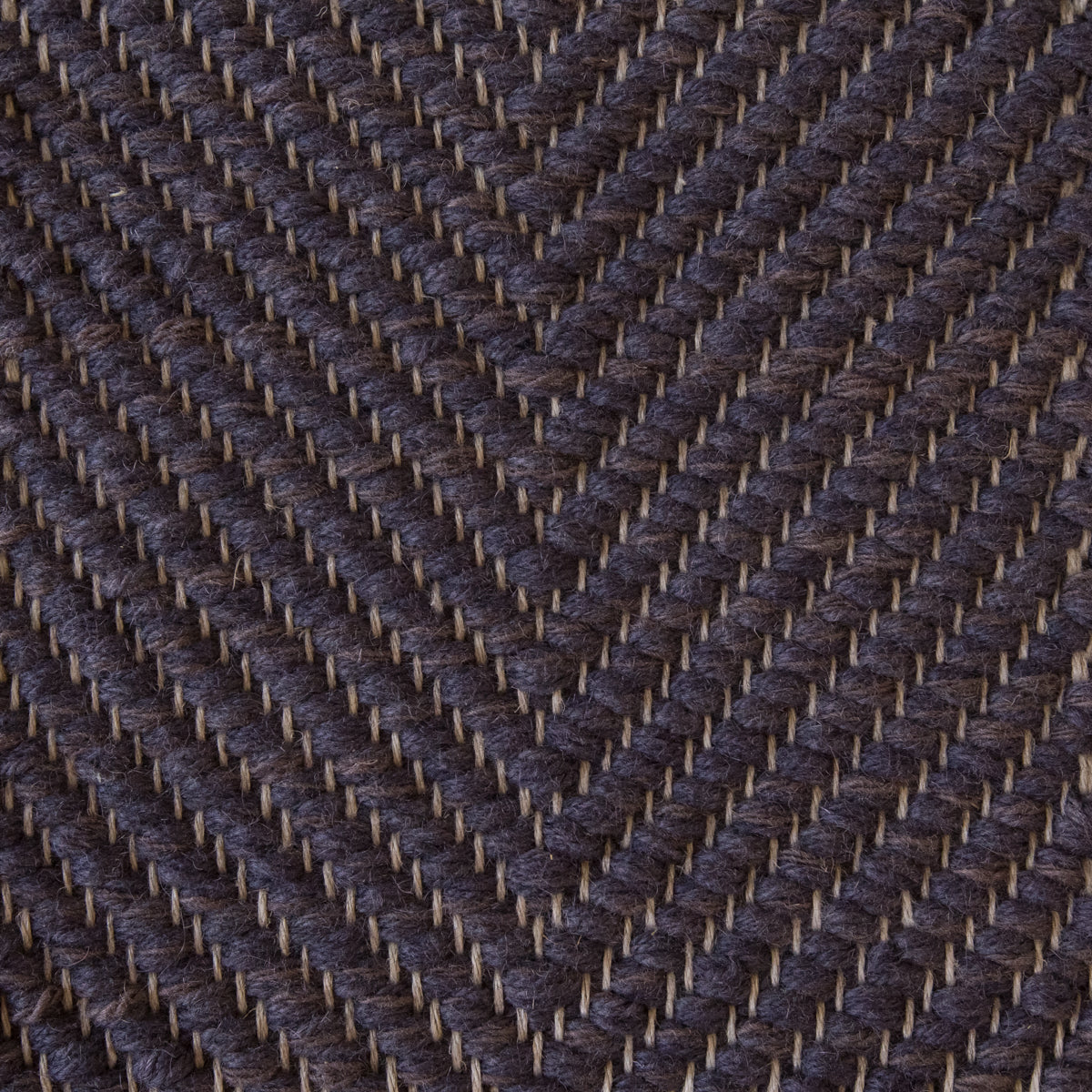 <p>Vertical Herringbone, purple mix 7012, 7008 on the natural yarn</p>