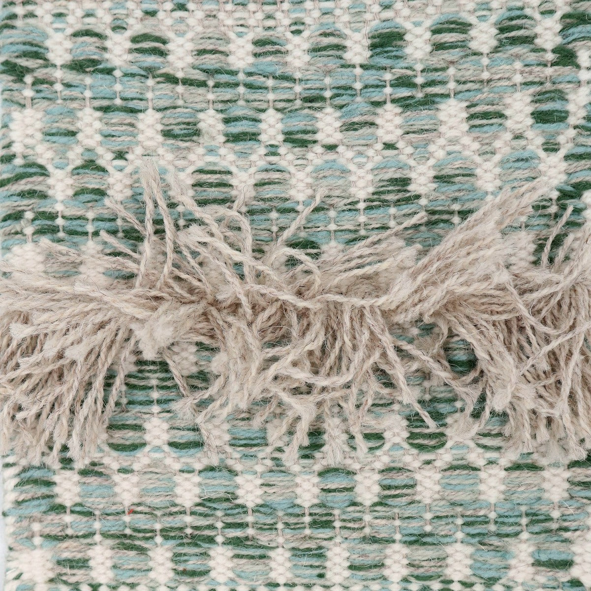 Folk Zig Zag Rya – Green