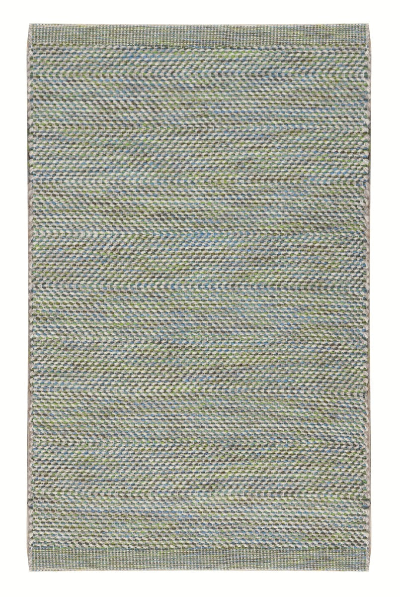Herringbone – Green and Blue
