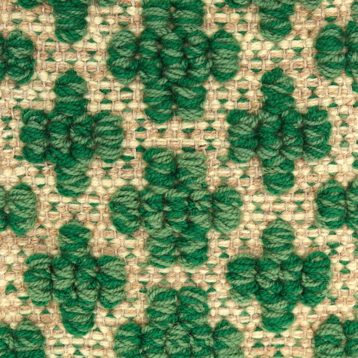 Mini Flower Bouclé – Green