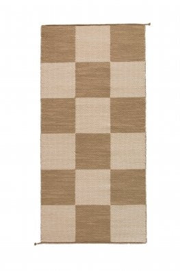 <p>Double Weave Chequered, 1sq - dark beige 200, 201, 203. 2sq - white mix 101, 102; yarn natural</p>