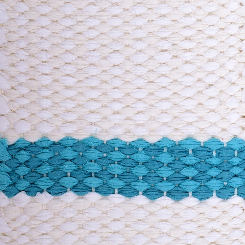 Draell,  main colour white mix 100, 101, stripe blue mix 401, 401/1; white yarn &lt;a href="/wp/wp-content/gallery/collection-antiqua/dreall.jpg"&gt;Click to large&lt;/a&gt;