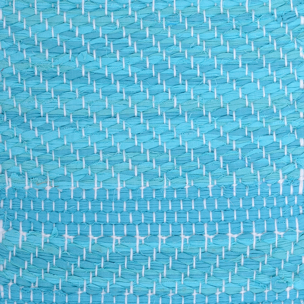 Herringbone and Sigle Weave, turquoise mix 400, 400/1, 401; yarn - white <a href="/wp/wp-content/gallery/collection-barbados/dsc_7056_.jpg">Click to large</a>
