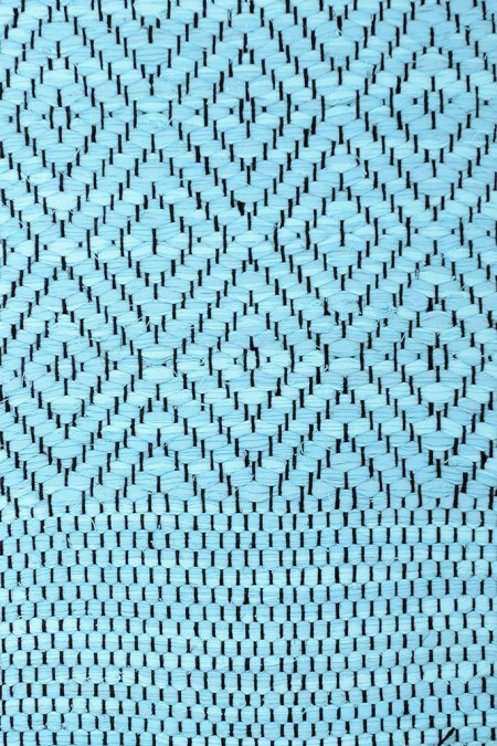 Diamond Twill moving into Single Weave, turquoise mix 400, 400/1, 401/1, 401; yarn - black&lt;br /&gt;&lt;a href="/collections/oval-designed-2/"&gt;See Islands Cotton Collection&lt;/a&gt;