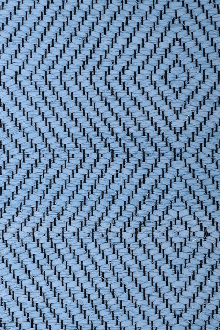 One Large Diamond Twill set off center, blue 157; yarn - black&lt;br /&gt;&lt;a href="/collections/oval-designed-2/"&gt;See Islands Cotton Collection&lt;/a&gt;
