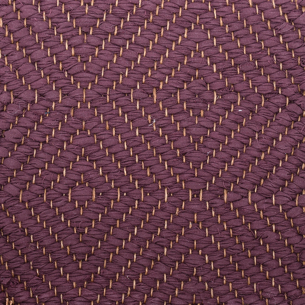 <p>Big Diamond Twill, wine 398; brown yarn</p>