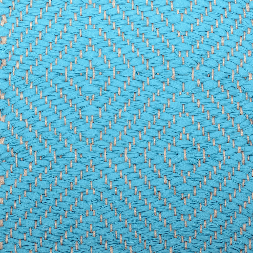 <p>Big Diamond Twill, turquoise 478; yarn - natural</p>