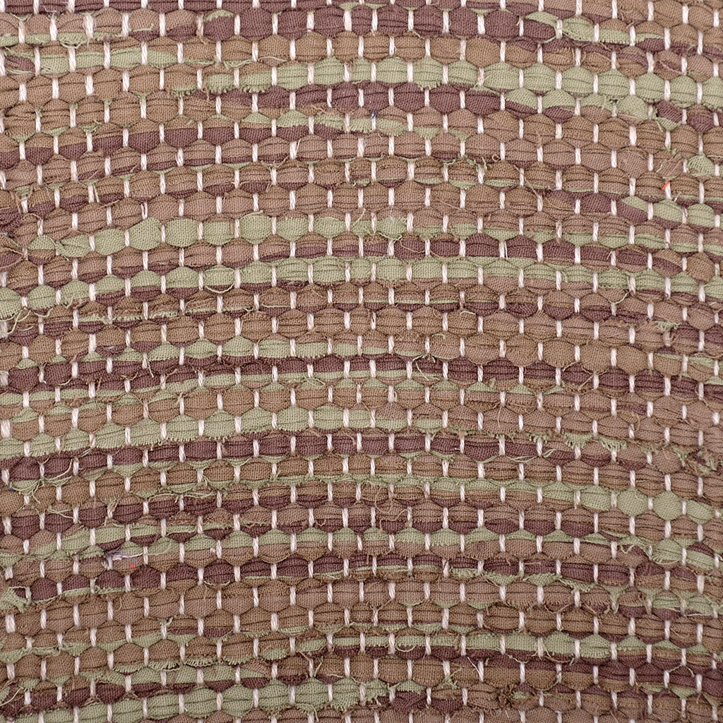 <p>Single Weave, brown-green mix 243, 485, 438, 467 on the natural yarn</p>