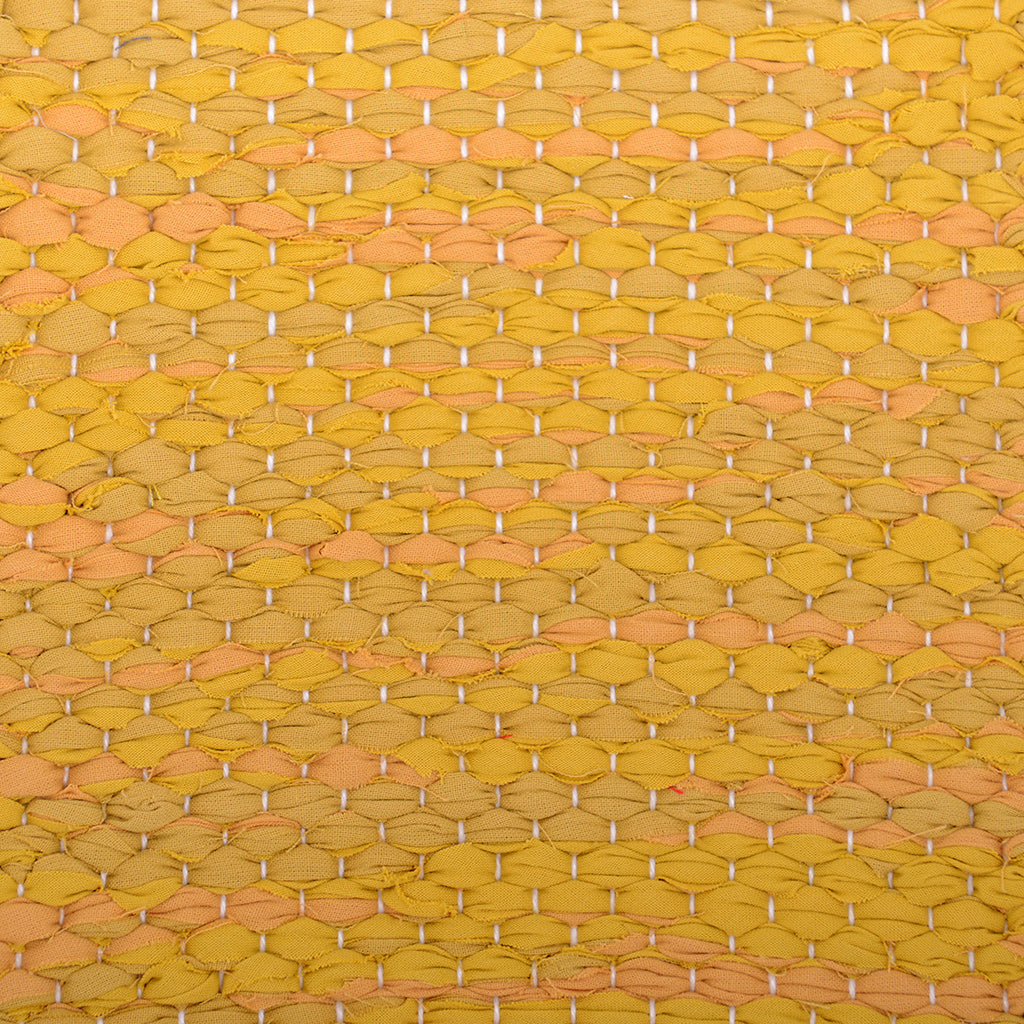 <p>Double Weave, yellow mix 282, 254, 279; yarn - white</p>