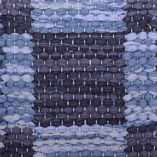 Double Weave Chequered, 1 sq. - light blue 169 (40%), 174 (20%), 172 (40%), 2 sq. - dark blue 175, 165; natural yarn <a href="/wp/wp-content/gallery/collection-checked/22.jpg">Click to large</a>