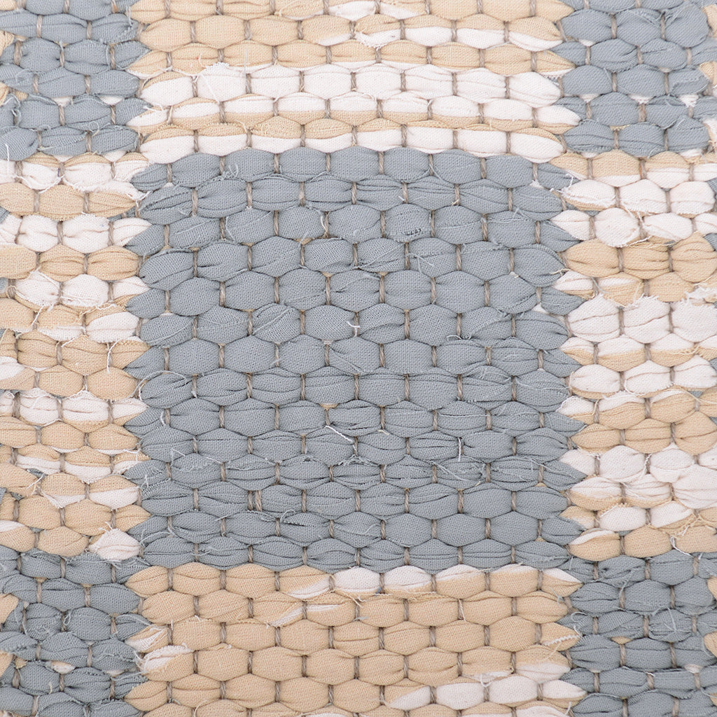 Double Weave Chequered,1 sq. - grey 122, 2 sq. - cream 232, offwhite 104; natural yarn&lt;br /&gt;&lt;a href="/collections/chequered/"&gt;See Chequered Cotton Collection&lt;/a&gt;