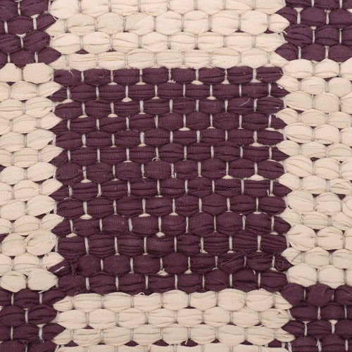 Double Weave Chequered, 1 sq. - beige mix 237, 216, 2 sq. - wine 3352; natural yarn <a href="/wp/wp-content/gallery/collection-checked/33.jpg">Click to large</a>