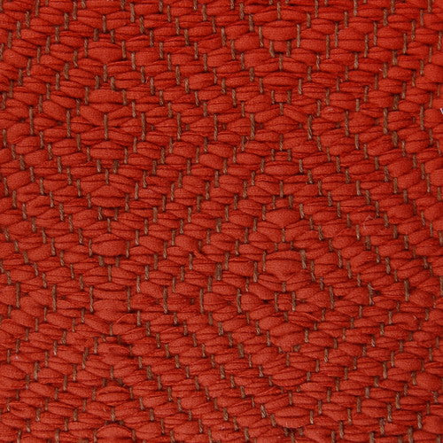 <p>Big Diamond Twill, coral H475 on the brown yarn</p>